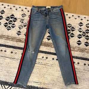 DRIFTWOOD Blue Jeans with Red Stripe